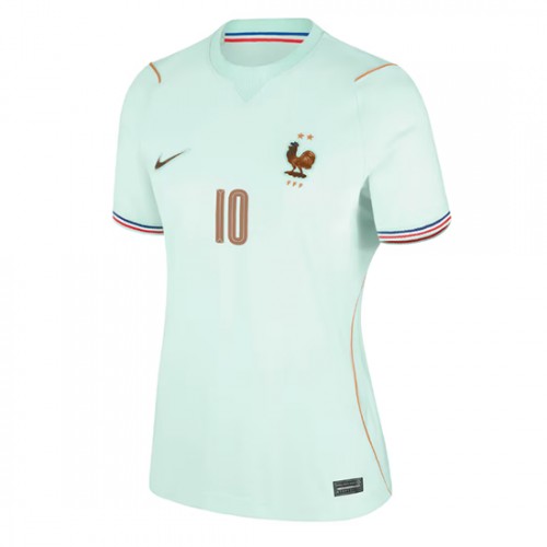Frankrike Kylian Mbappe #10 Replika Bortatröja Damer VM 2026 Kortärmad